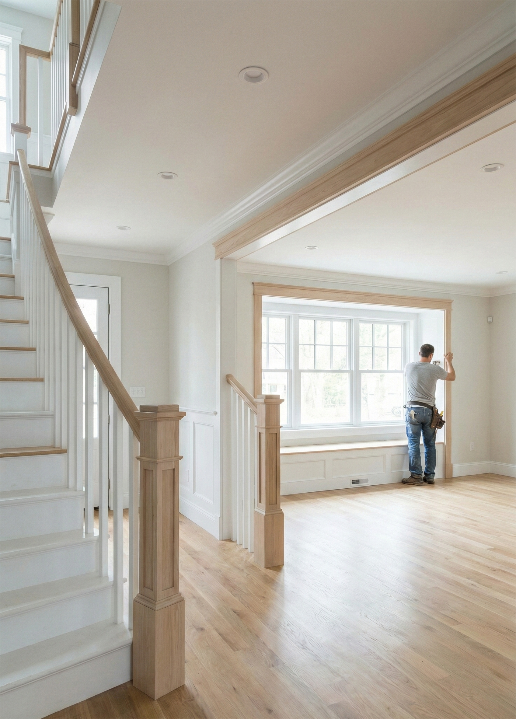 Whole-home refresh with finish carpentry